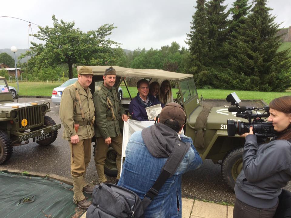 Départ en jeep de Bitche